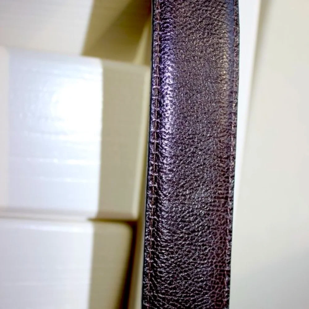 Brighton Silver Heart Buckle Black Leather Belt